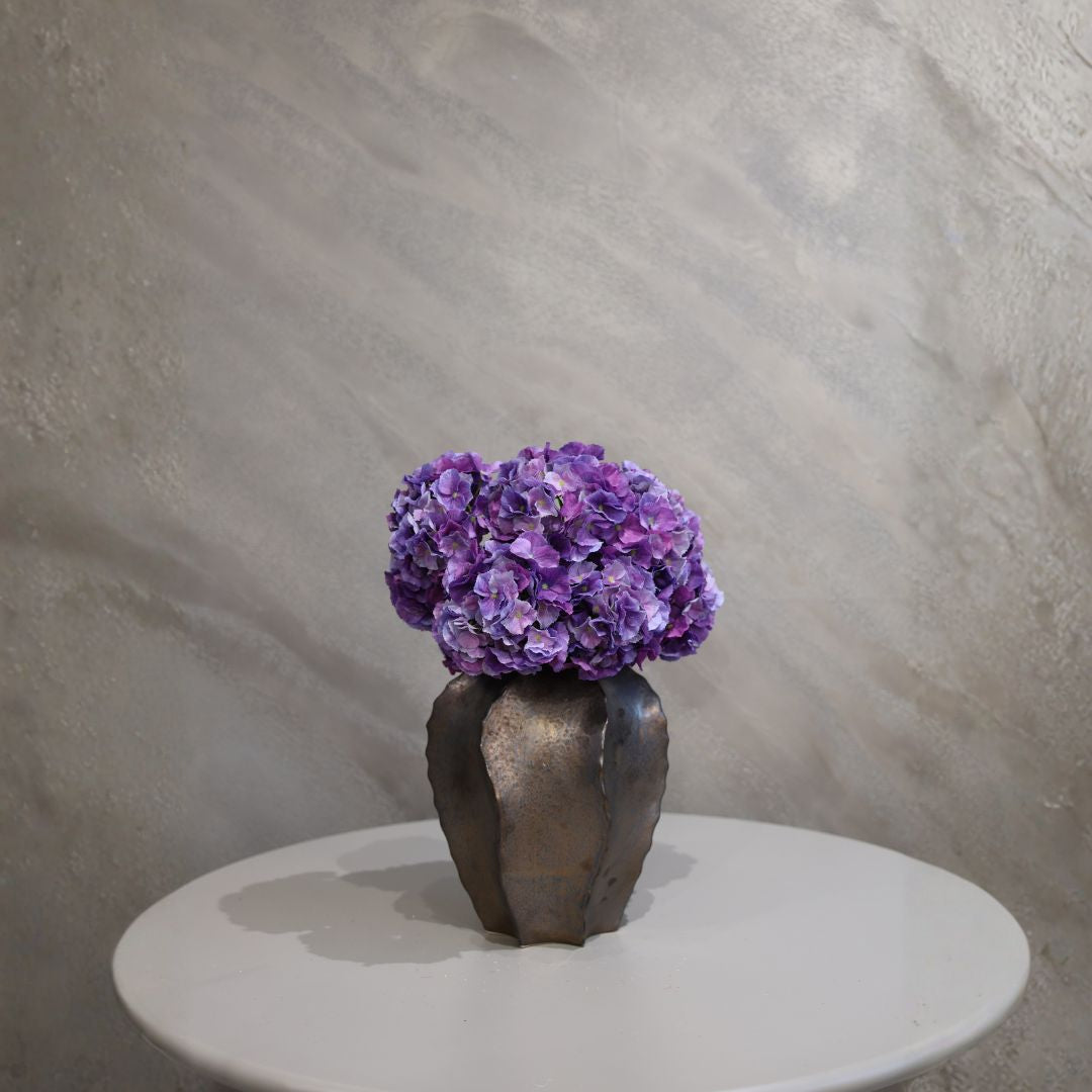 Hortensia steel paars 51 cm