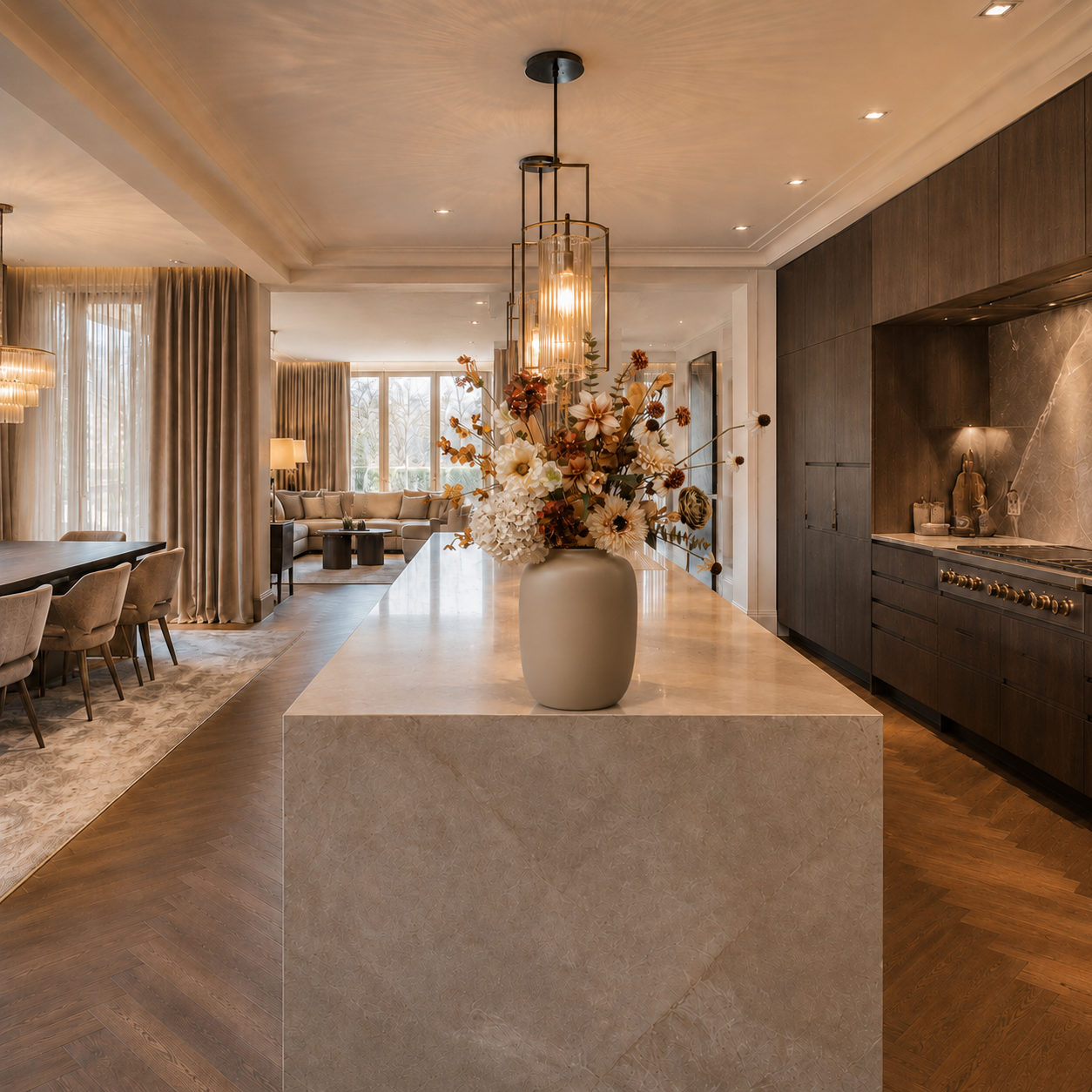 Luxe kunstbloemen boeket van Sharon Flowers als stijlvolle woondecoratie