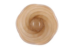 Mae Cozy sand Vase Swirl - Luxe zijden bloemen boeket - Kunstbloemen van Sharon Flowers