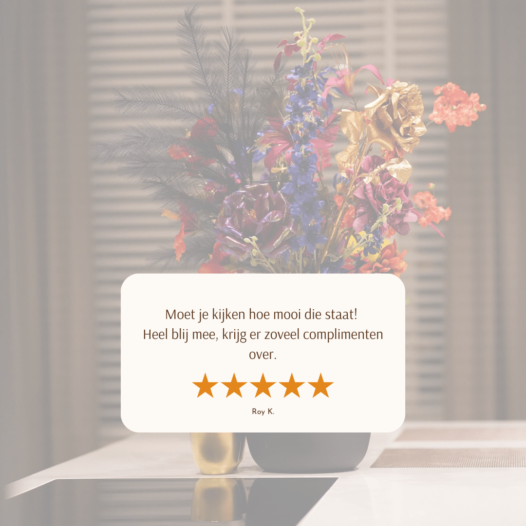 Make your own - Luxe zijden bloemen boeket - Kunstbloemen van Sharon Flowers