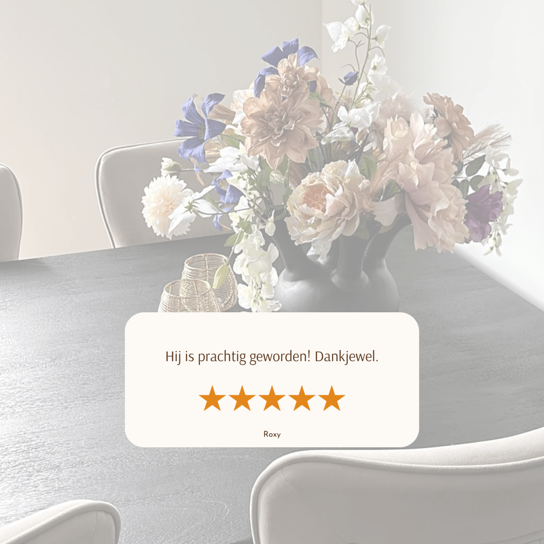 Make your own - Luxe zijden bloemen boeket - Kunstbloemen van Sharon Flowers