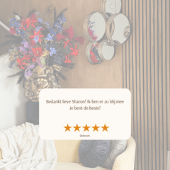 Make your own - Luxe zijden bloemen boeket - Kunstbloemen van Sharon Flowers