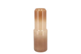 May natural brown vase long 9x9x25cm - Luxe zijden bloemen boeket - Kunstbloemen van Sharon Flowers