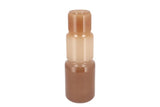 May natural brown vase tower ass 12x12x35cm - Luxe zijden bloemen boeket - Kunstbloemen van Sharon Flowers