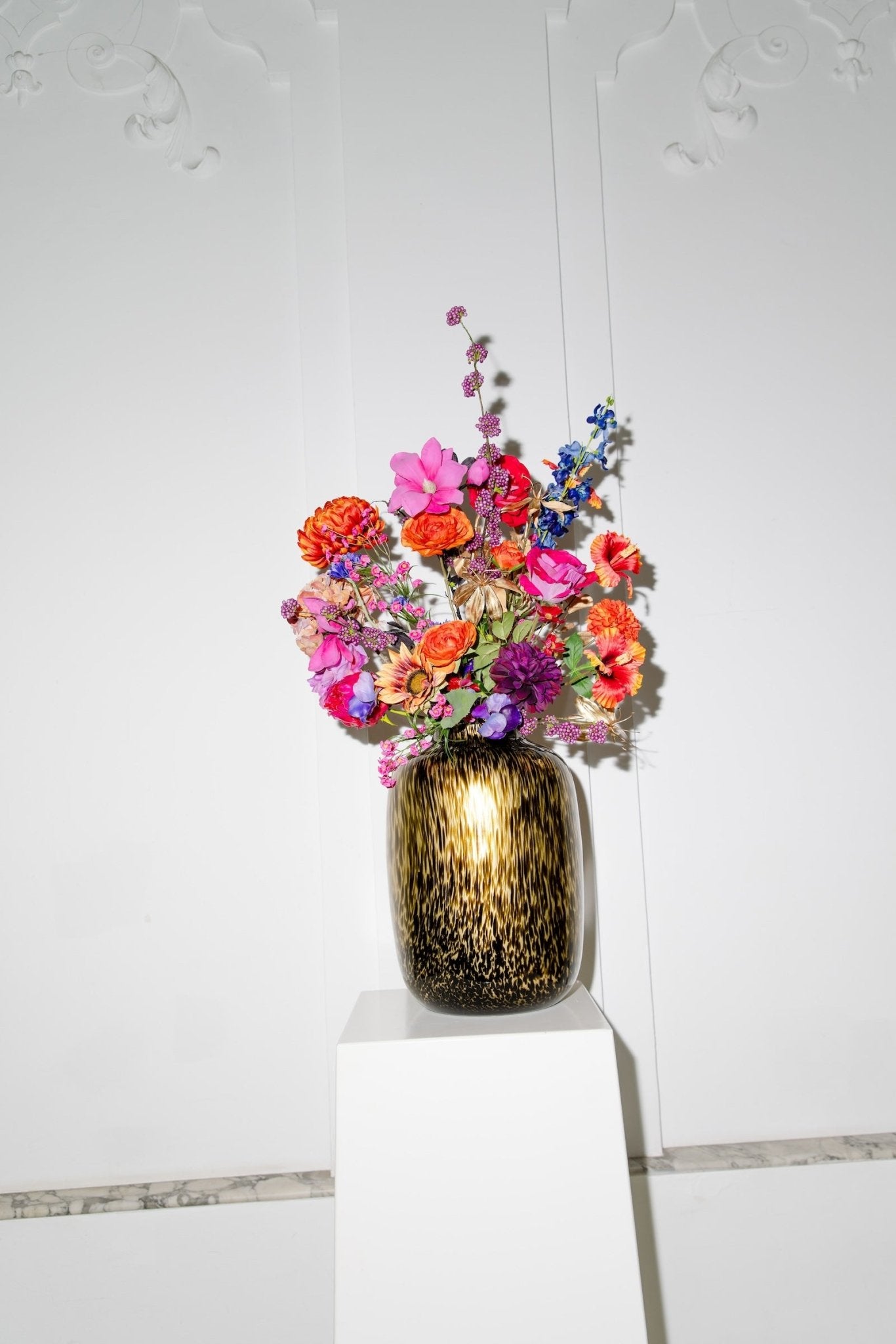 Midnight Luxueus - zijden boeket - Luxe zijden bloemen boeket - Kunstbloemen van Sharon Flowers