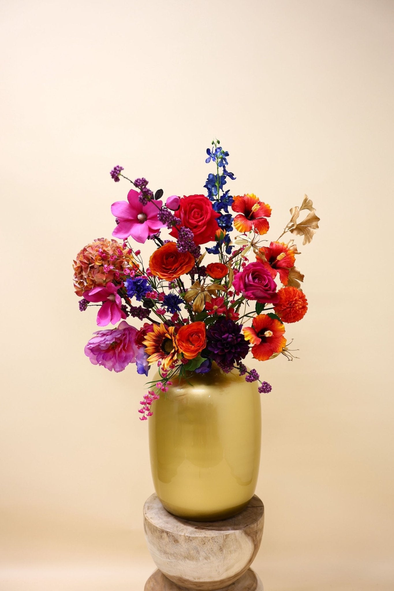Midnight Luxueus - zijden boeket - Luxe zijden bloemen boeket - Kunstbloemen van Sharon Flowers