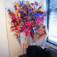 Midnight Petit - zijden boeket - Luxe zijden bloemen boeket - Kunstbloemen van Sharon Flowers