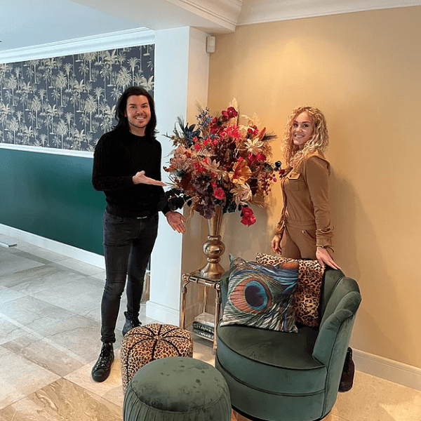Midnight Petit - zijden boeket - Luxe zijden bloemen boeket - Kunstbloemen van Sharon Flowers