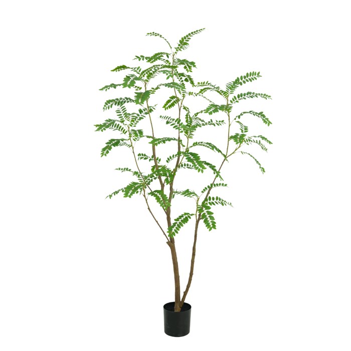 Mimosa boom  - 210cm - kunstplant - zijdenplant
