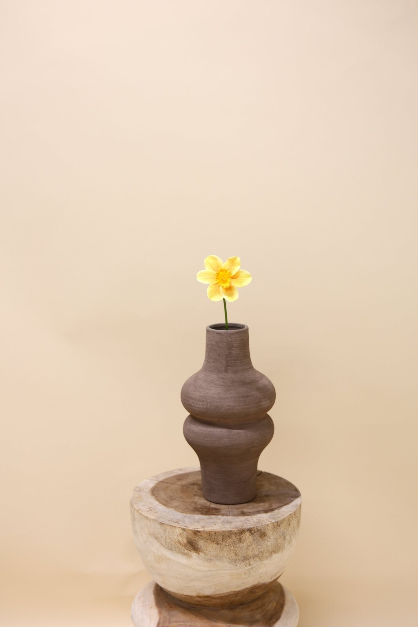 Narcis 41 cm - Luxe zijden bloemen boeket - Kunstbloemen van Sharon Flowers