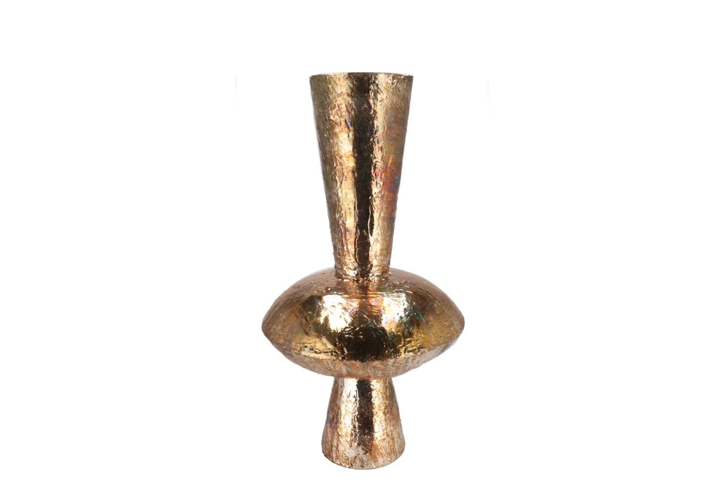 Noah Wild Gold Vase Bulb - Luxe zijden bloemen boeket - Kunstbloemen van Sharon Flowers