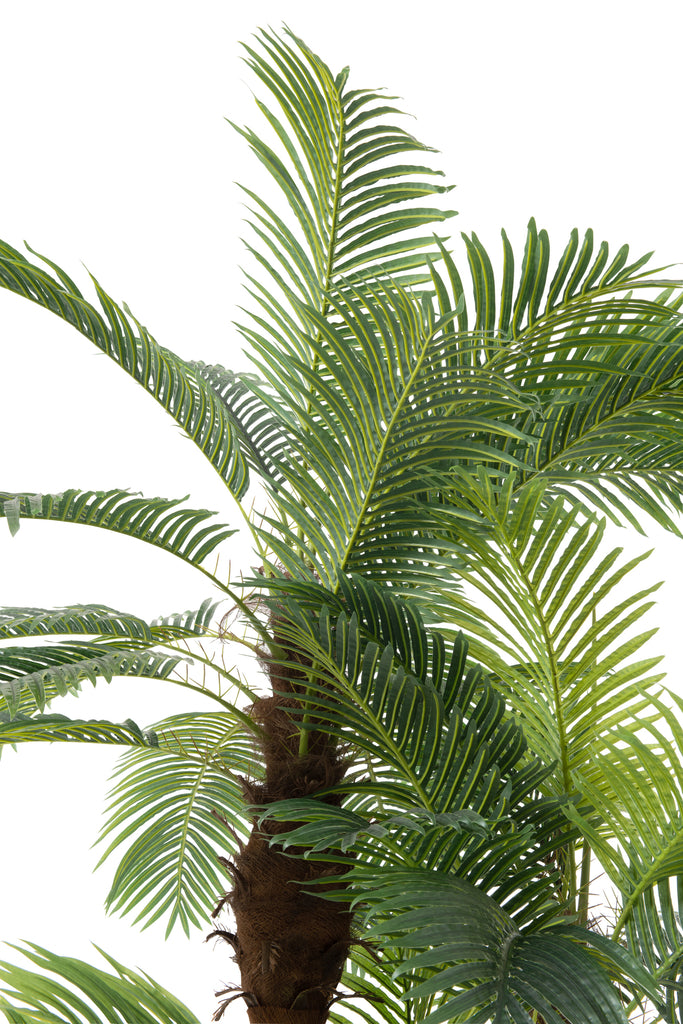 Palm Tree 3 Parts Real Touch In Pot Plastic Green