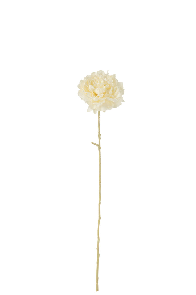 Peony Artificial White