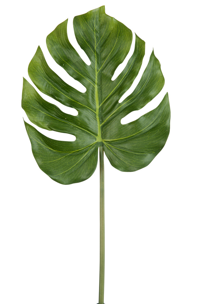 Philodendron Real Touch Single Leaf Green 81Cm