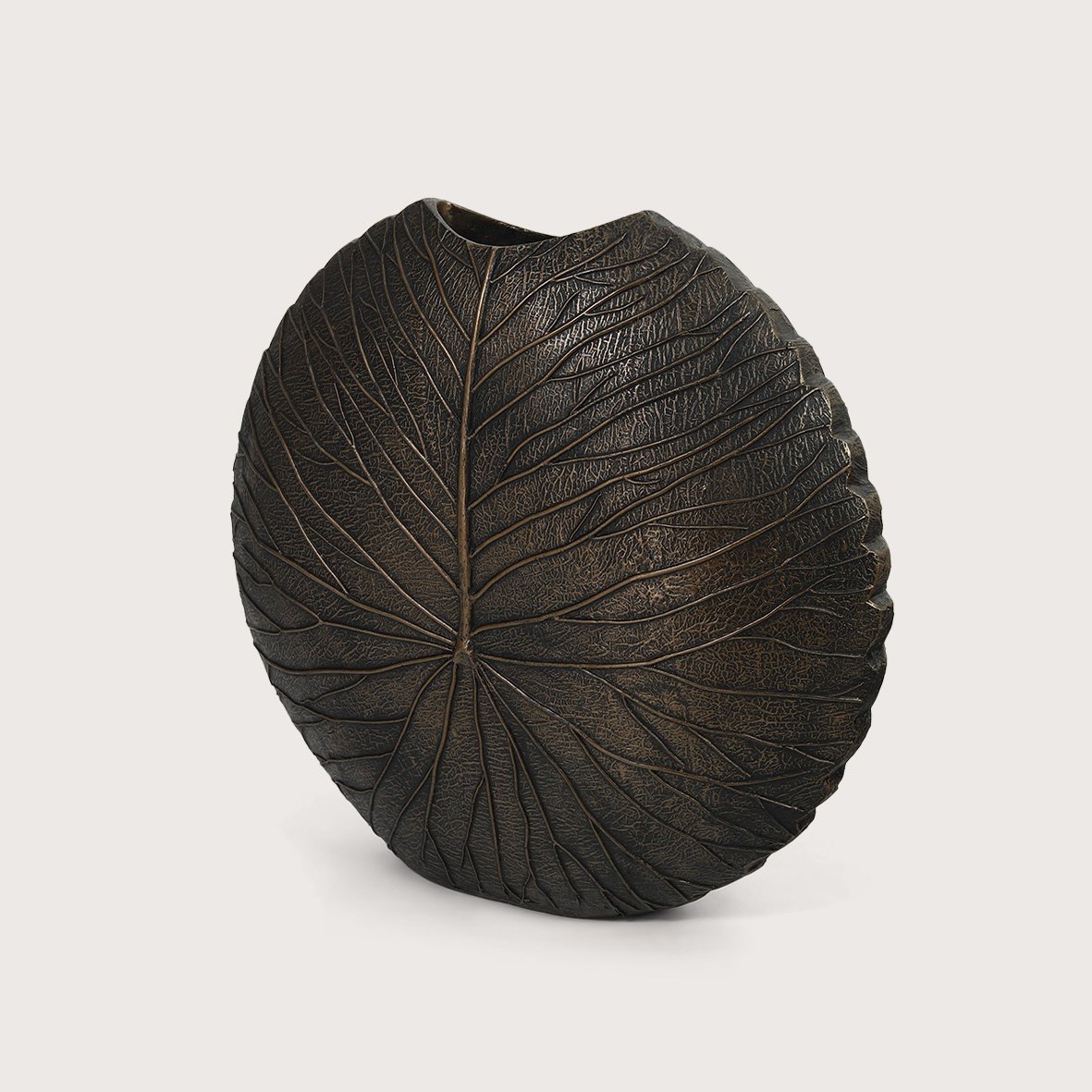 Pot Lotus Koper L46 B15 H48 - Luxe zijden bloemen boeket - Kunstbloemen van Sharon Flowers