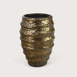 Pot Nino Goud D50 H72 - Luxe zijden bloemen boeket - Kunstbloemen van Sharon Flowers