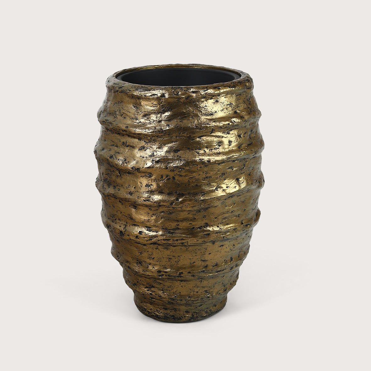 Pot Nino Goud D50 H72 - Luxe zijden bloemen boeket - Kunstbloemen van Sharon Flowers