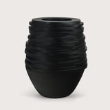 Pot Roza Zwart Mat D64.5 H80 - Luxe zijden bloemen boeket - Kunstbloemen van Sharon Flowers