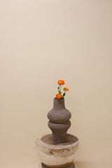 Ranonkel Azura oranje 48 cm - Luxe zijden bloemen boeket - Kunstbloemen van Sharon Flowers