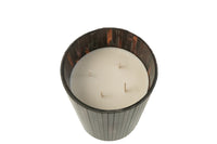 Scented Candle Noa Woody Aurora Brown Large-60H