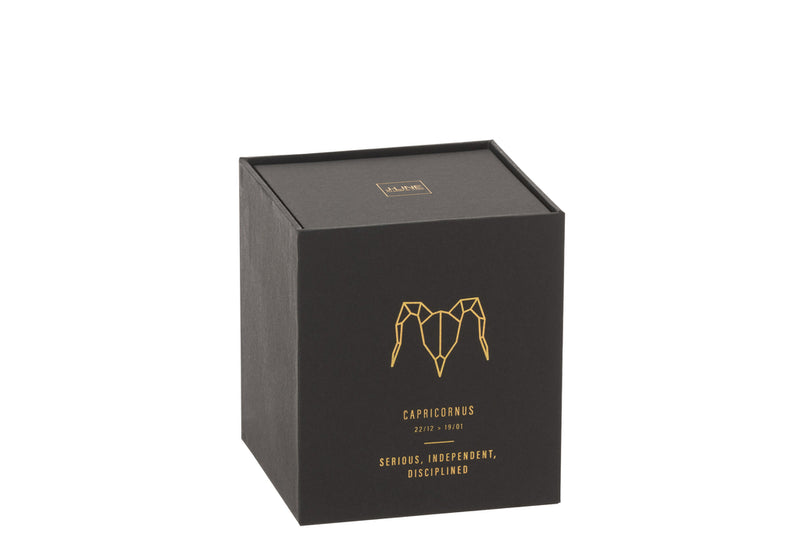 Scented Candle Astro  Capricornus Black-50H