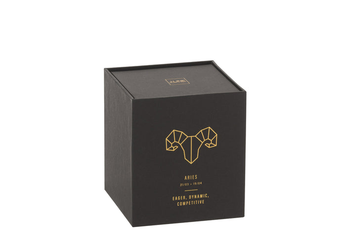 Scented Candle Astro Aries Black-50H