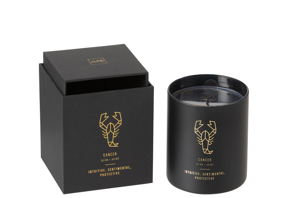 Scented Candle Astro  Cancer Black-50H