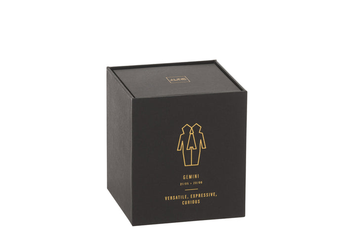 Scented Candle Astro  Gemini Black-50H