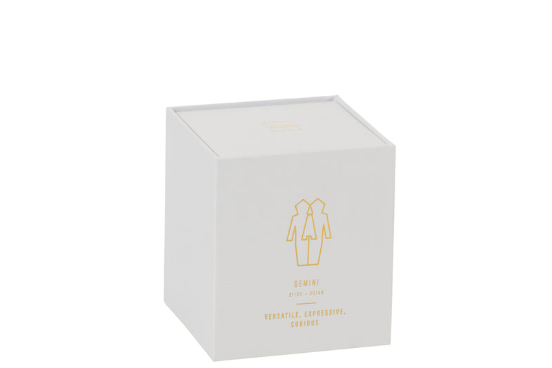 Scented Candle Astro  Gemini White-50H