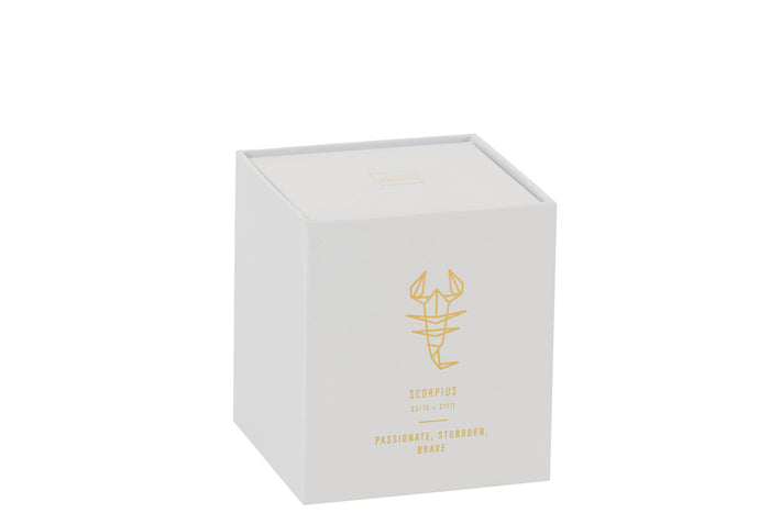 Scented Candle Astro  Scorpio White-50H