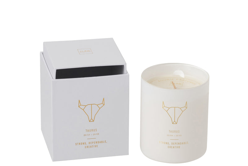 Scented Candle Astro  Taurus White-50H