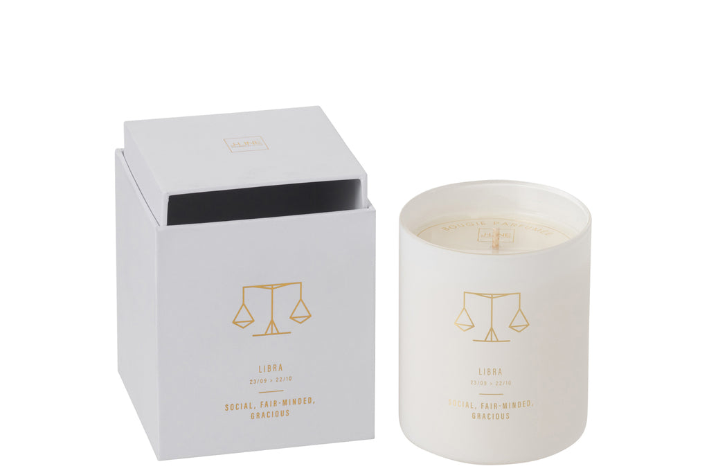 Scented Candle Astro  Libra White-50H