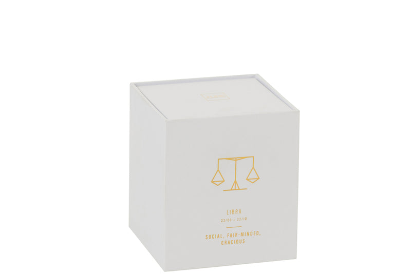 Scented Candle Astro  Libra White-50H