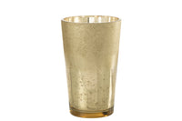 Scented Candle Deluxe Glass Gold Extra Large-160H