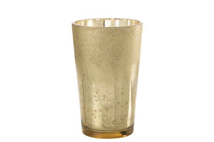 Scented Candle Deluxe Glass Gold Extra Large-160H