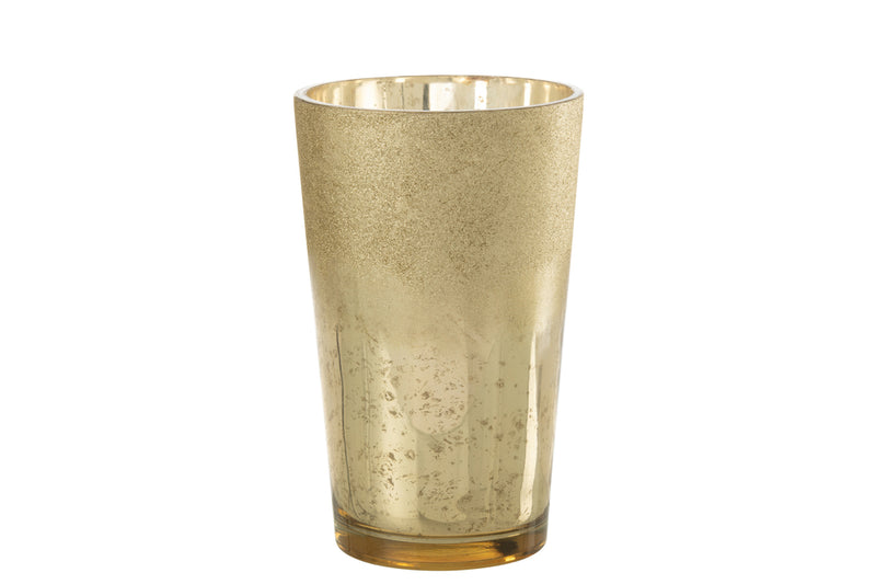 Scented Candle Deluxe Glass Gold Extra Large-160H