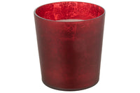 Scented Candle Deluxe Glass Red Large-140H