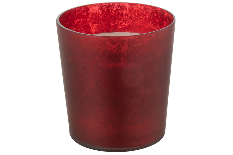 Scented Candle Deluxe Glass Red Large-140H