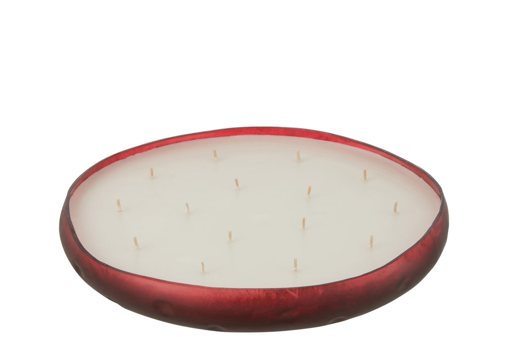 Scented Candle Livia Glass Red Extra Large-35H