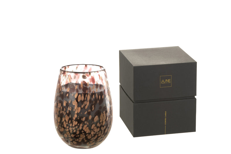 Scented Candle Mia Black/Mix Glass Medium-120H