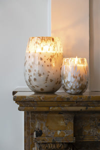 Scented Candle Mia White/Mix Glass Large-230H