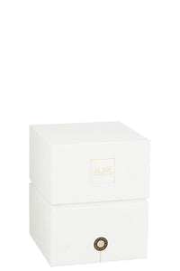 Scented Candle Mia White/Mix Glass Medium-120H