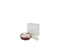 Scented Candle Livia Glass Red Small-15H