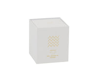 Scented Candle Astro Aquarius White-50H