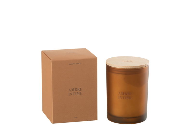 Scented Candle Accords Essentiels Ambre Intime-38H