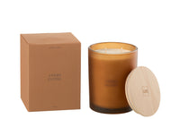 Scented Candle Accords Essentiels Ambre Intime-52H