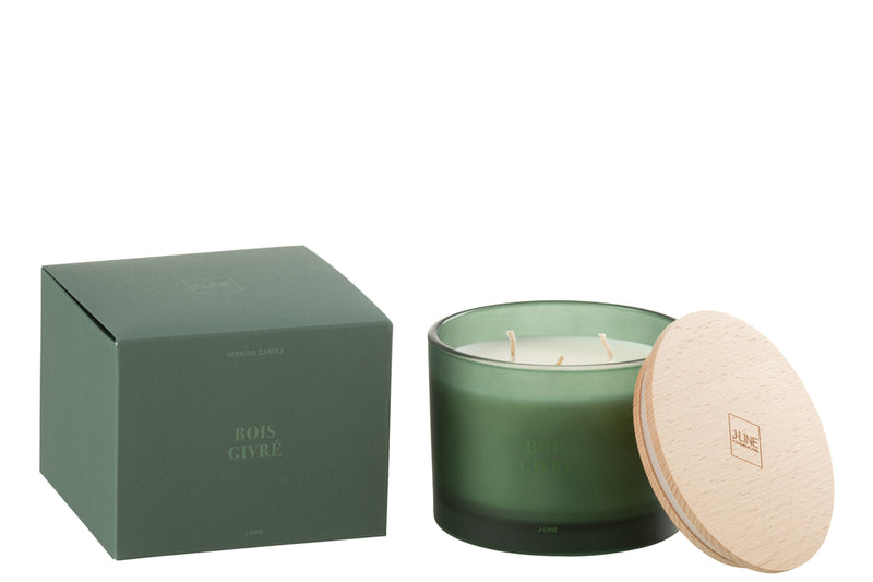 Scented Candle Accords Essentiels Bois Givré-28H