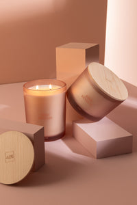 Scented Candle Accords Essentiels Rose Rêveuse-28H