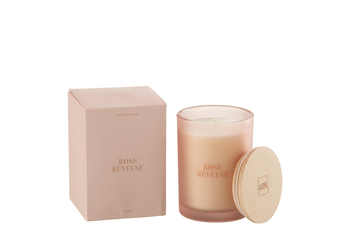 Scented Candle Accords Essentiels Rose Rêveuse-38H