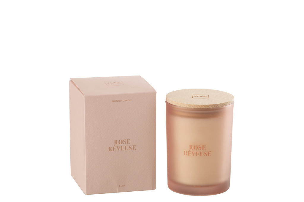 Scented Candle Accords Essentiels Rose Rêveuse-38H